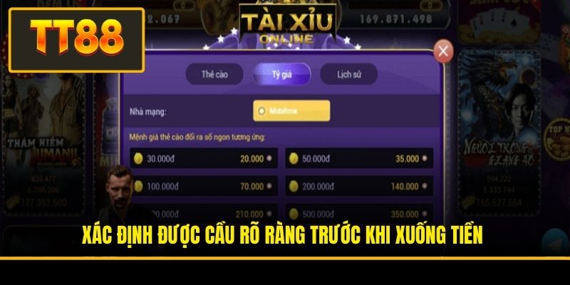 Tài Xỉu Tiền Ảo - Cơ Hội Giải Trí Trong Không Gian Crypto 4 Xác định được cầu rõ ràng trước khi xuống tiền